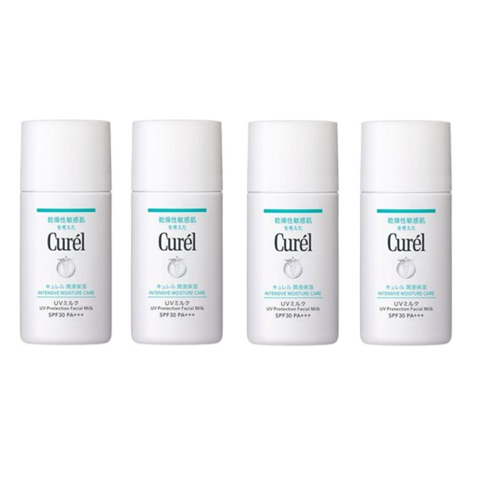Kao - Curel Intensive Moisture Care UV Protection Facial Milk SPF30 PA+++ - 30ml (4ea) Set