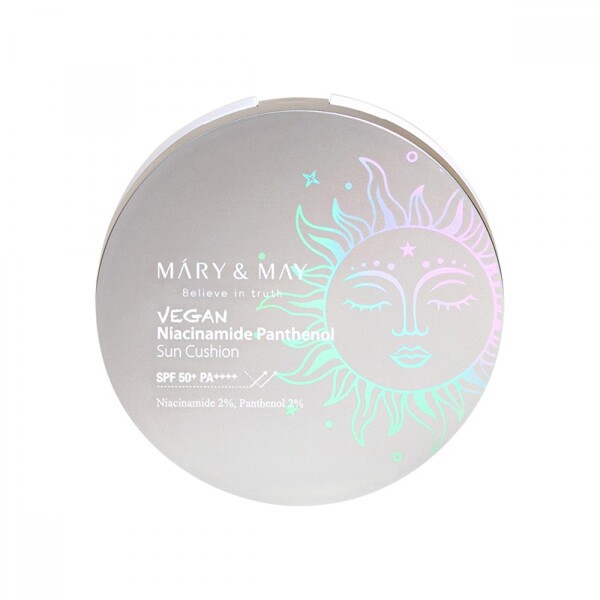 MARY&MAY - Vegan Niacinamide Panthenol Sun Cushion SPF50+ PA++++